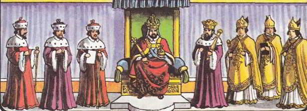 император Священной Римской империи, избираемый собранием из семи немецких правителей